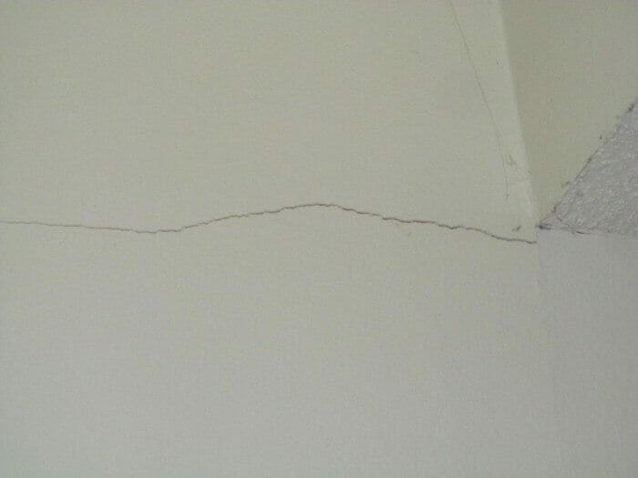 Repairing hairline cracks in drywall ceiling